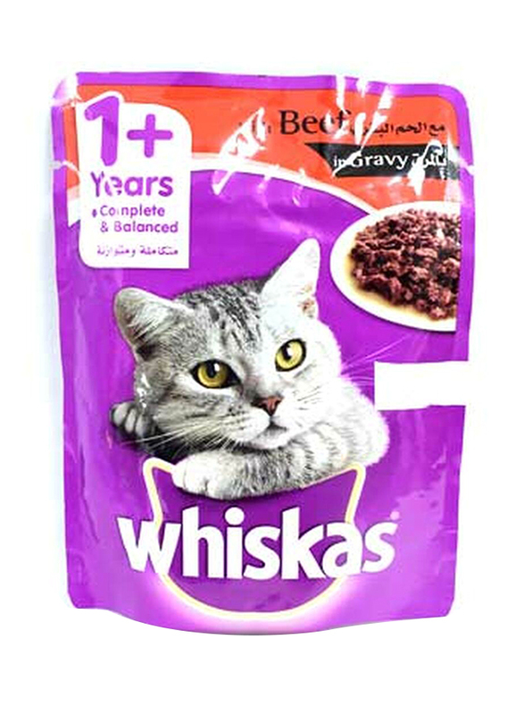 

Whiskas Beef In Gravy Wet Cat Food, 85g