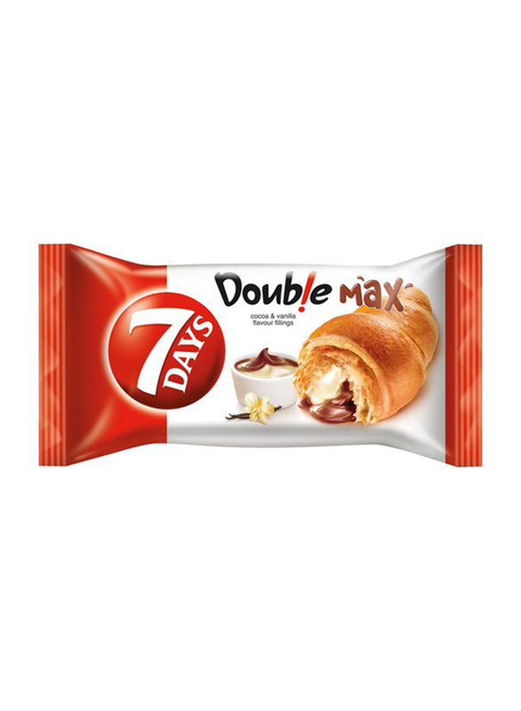 

7Days Double Croissant with Cocoa & Vanilla Filling, 55g