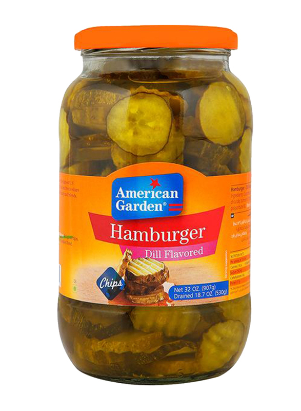 

American Garden Hamburger Dills Flavoured Sliced Cucumber Pickle, 907g