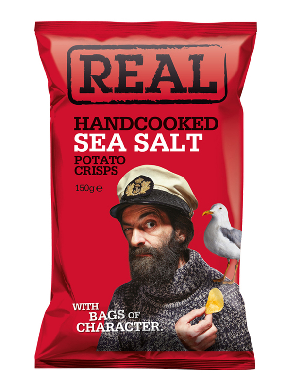 

Real Handcooked Sea Salt Potato Crisps, 150g