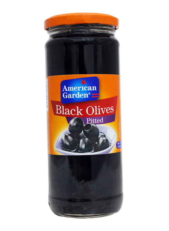 

American Garden Pitted Black Olives, 450g