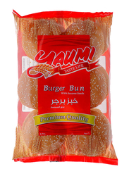 Yaumi White Burger Buns with Sesame Seeds, 6-Piece, 300g