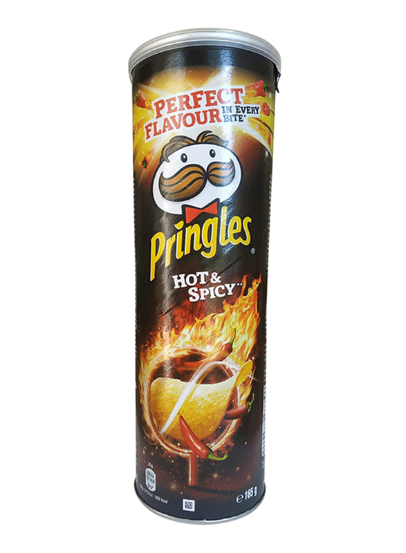 

Pringles Hot & Spicy Potato Chips, 165g