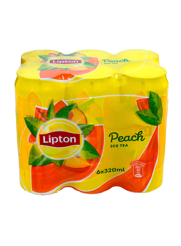 

Lipton Peach Ice Tea, 6 Cans x 320ml