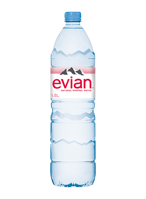 

Evian Natural Normal Mineral Water, 1.5L