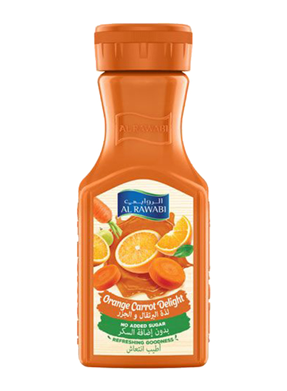 

Al Rawabi No Added Sugar Orange & Carrot Delight Juice, 300ml