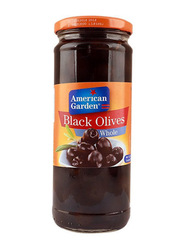 American Garden Whole Black Olives, 450g