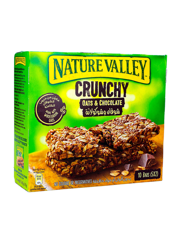 

Nature Valley Crunchy Oats & Chocolate Bar, 5 Packs x 42g