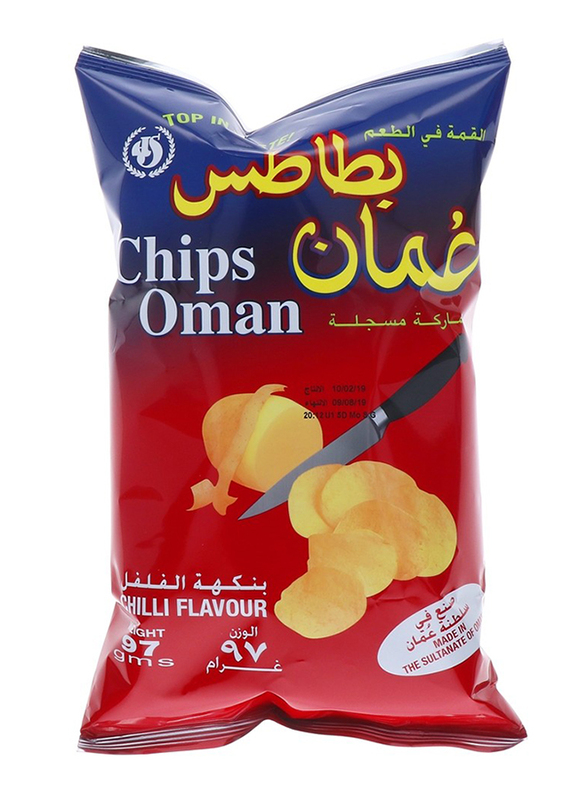 

Oman Chips Potato Chilli Flavor Chips, 97g