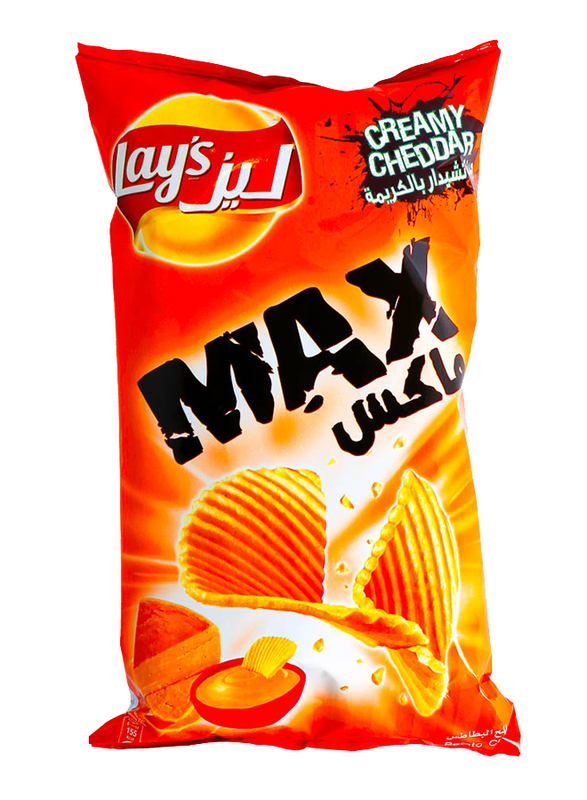 

Lay's Max Creamy Cheddar Potato Chips, 200g