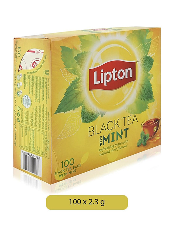 

Lipton Mint Black Tea, 100 Tea Bags x 2.4g