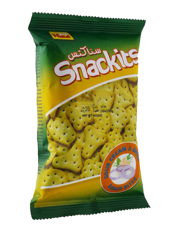 

Nabil Snackits Sour Cream & Onion Biscuits, 40g