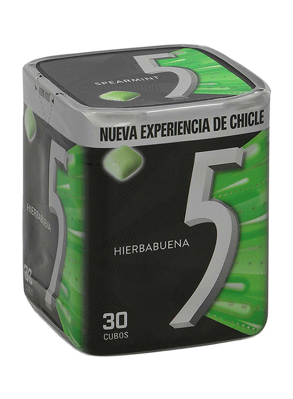 

Wrigley's 5 Spearmint Chewing Gum, 30 Cubes, 69g