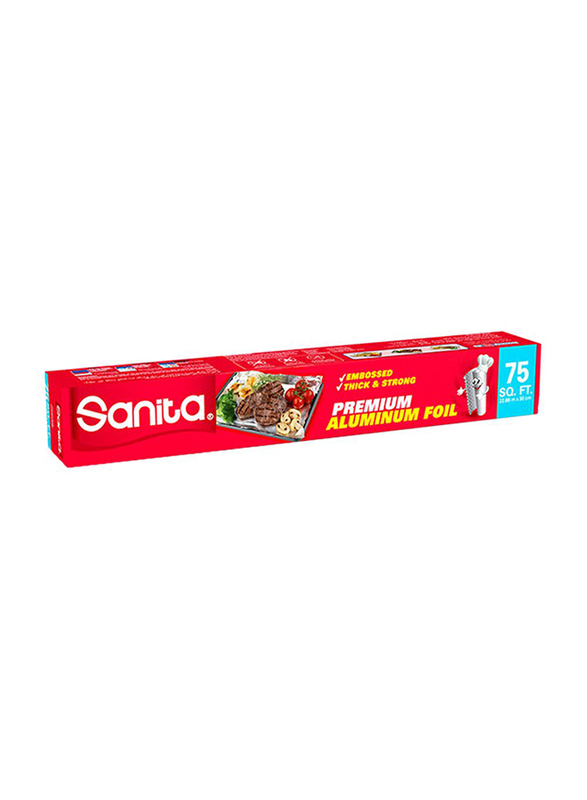 

Sanita Premium Aluminum Foil, 75 sq.ft.