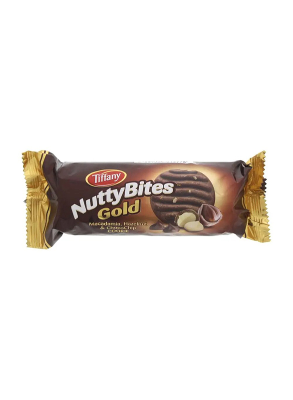 

Tiffany NuttyBites Gold Macadamia Hazelnut & Choco Chip Cookies, 117g