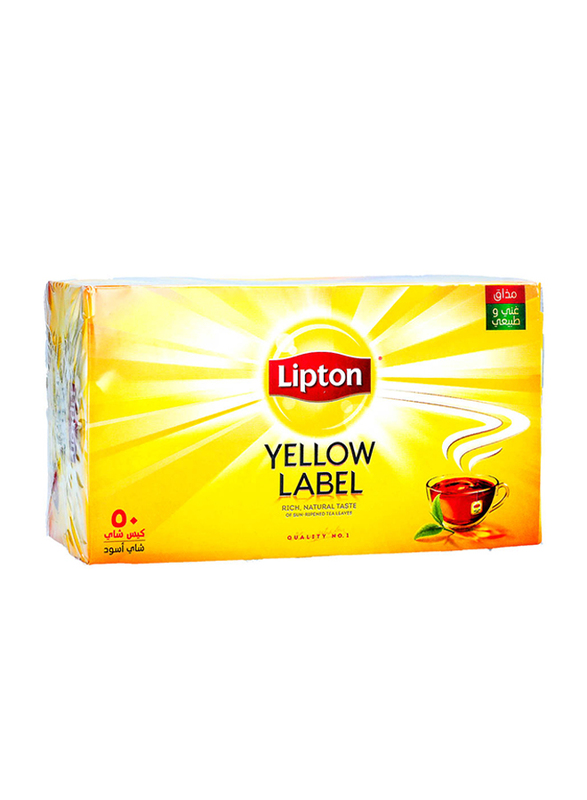 

Lipton Yellow Label Black Tea, 50 Tea Bags x 2g