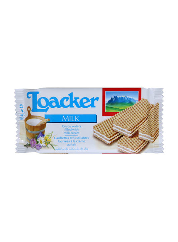 

Loacker Milk Cream Crispy Wafers, 45g