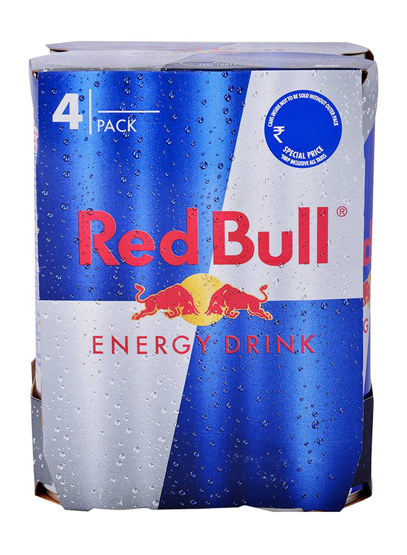 

Red Bull Energy Drink, 4 Cans x 250ml