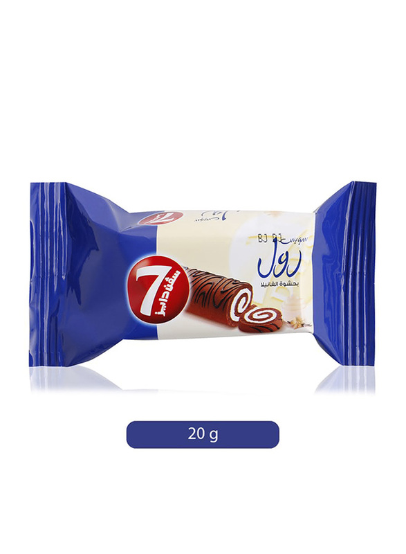 

7Days Vanilla Filling Swiss Rolls, 20g