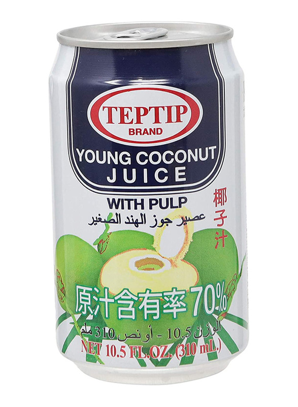 

Teptip Young Coconut Juice with Pulp, 310ml