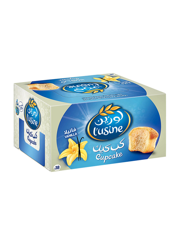 

Lusine Soft Cupcakes with Vanilla Filling, 18 Pack x 30g