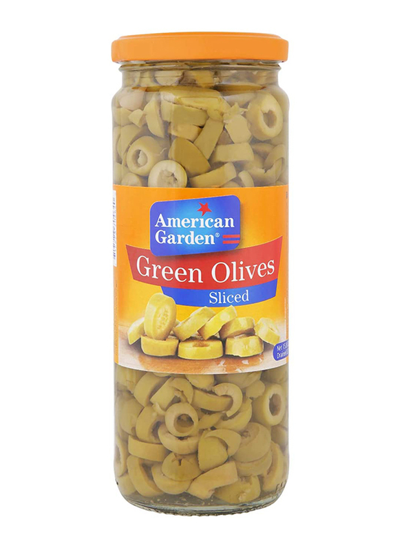 

American Garden Sliced Green Olives, 450g