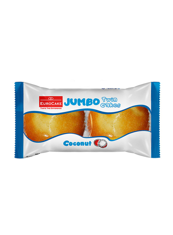 

Euro Cake Jumbo Twin Coconut Cupcakes, 2 Piece