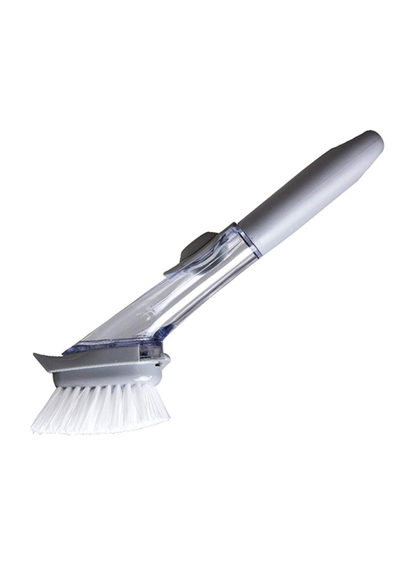 

Orchid Grips Soap Dispensing Dish Brush, Grey