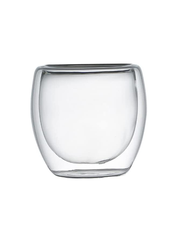 

Neoflam 150ml 4-Piece Borosilicate Double Wall Glass, Clear