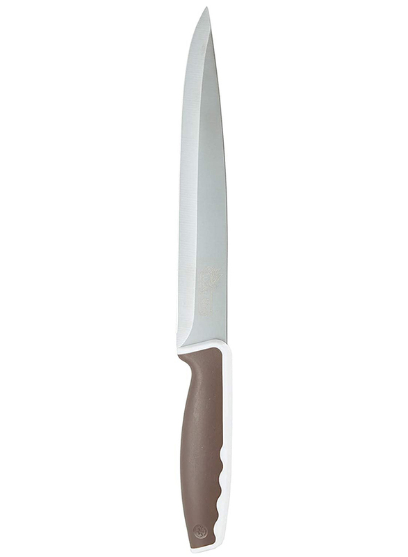 

Elianware Stainless Steel Meat Knife, P-507, Brown/Silver