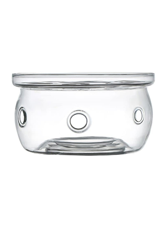 

Neoflam 2-Piece Universal Borosilicate Crystal Teapot with Tea Warmer, Clear