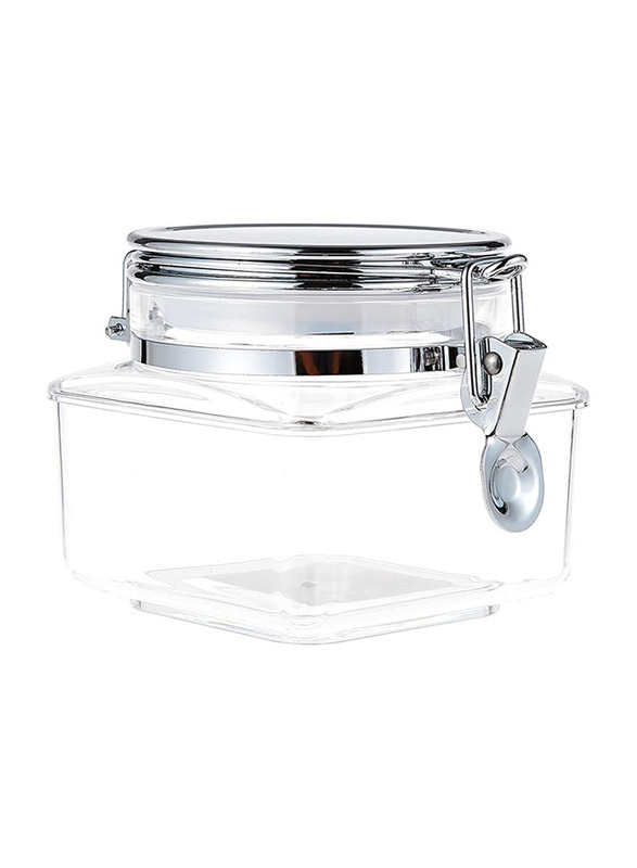 

Orchid Square Acrylic Food Container, 0.7 Liters, Clear
