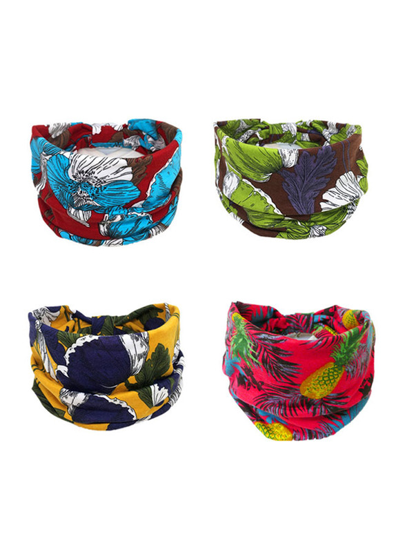 

Lightweight Elastic Printed Sweatbands Headbands for Women/Girls, Assorted Colour