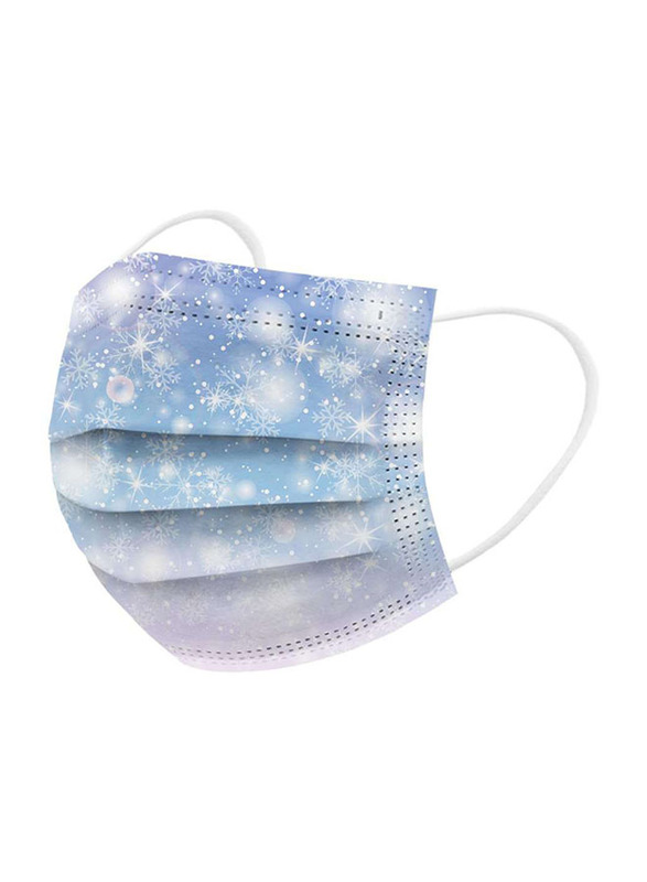 

Disposable Printed Designs Face Mask, 5 Designs in 1 Box, Multicolour, 50-Pieces