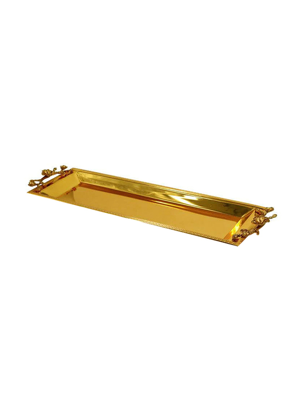 

Alpenberg 55cm Rectangle Serving Tray, CD-6390, Gold