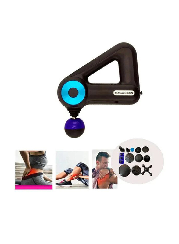 

Generic Massage Gun With 12 Massage Head, Black