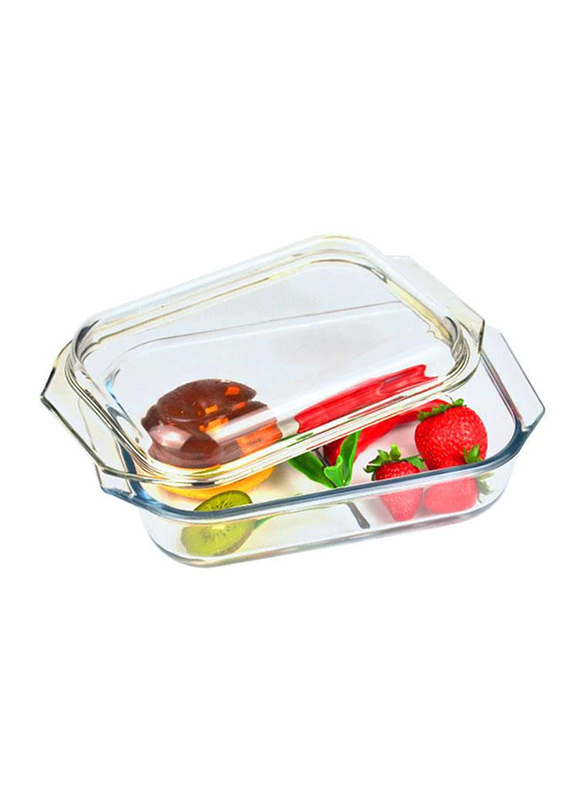 

Mexxi 5 Ltr Borosilicate Glass Rectangular Baking Dish, Clear