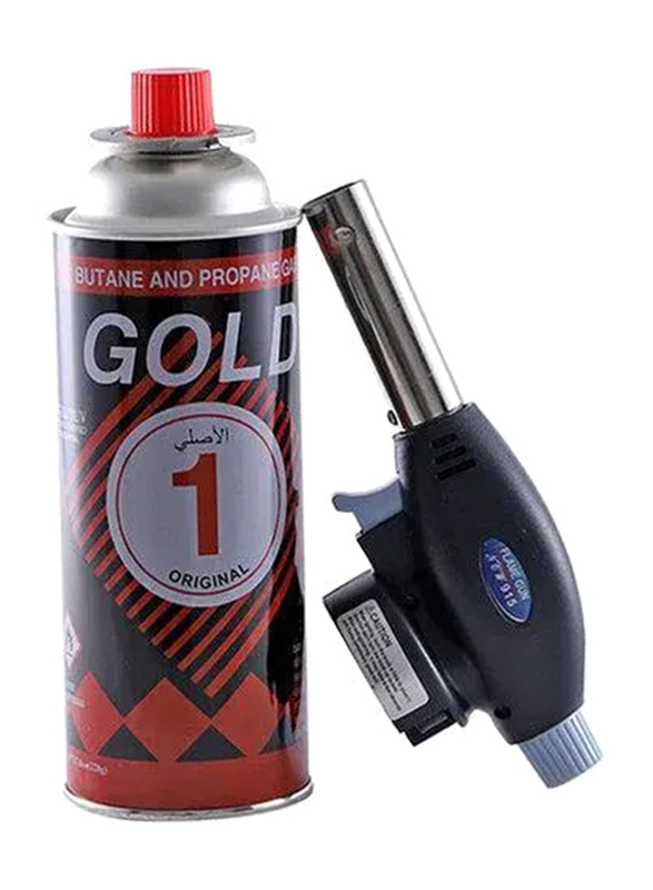 

Multi-Purpose Gas Lighter, Black/Silver