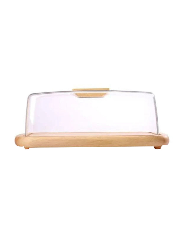 

Billi Rectangle Serving Tray with Acrylic Cover, WP-910, Brown