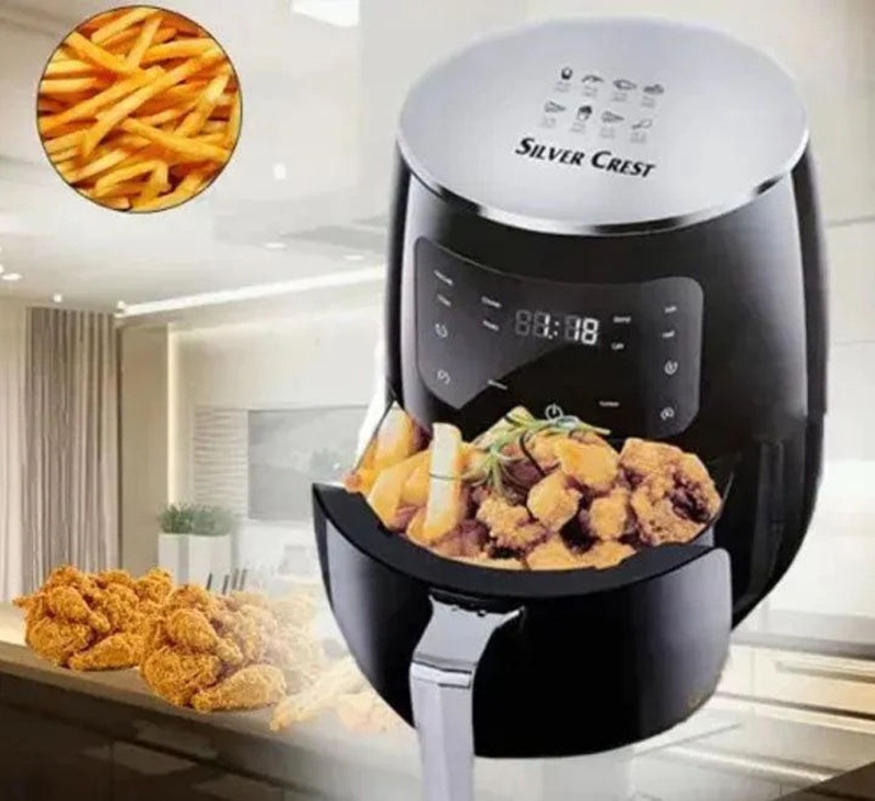 

Silvercrest 6L Air Fryer, 2400W, S-18, Black