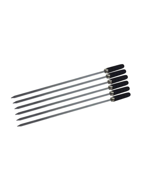 

Generic 6-Piece BBQ Skewer Set, Silver