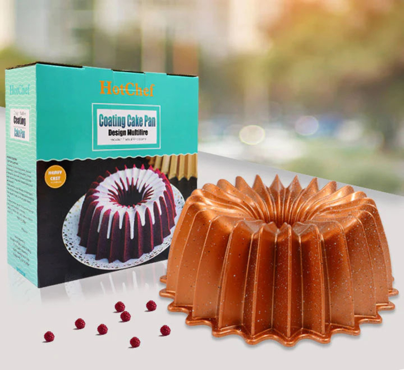 

Magic Marble Non-Stick Coating Cake Pan, DGM21, Orange