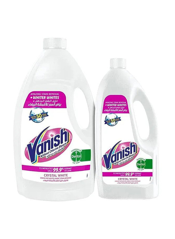 

Vanish Stain Remover for Colors and Whites, 3 Liter + 1 Liter