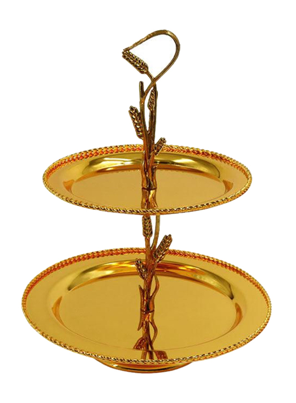 

Alpenberg Round 2 Tier Cupcake Stand, CD-6544, Gold