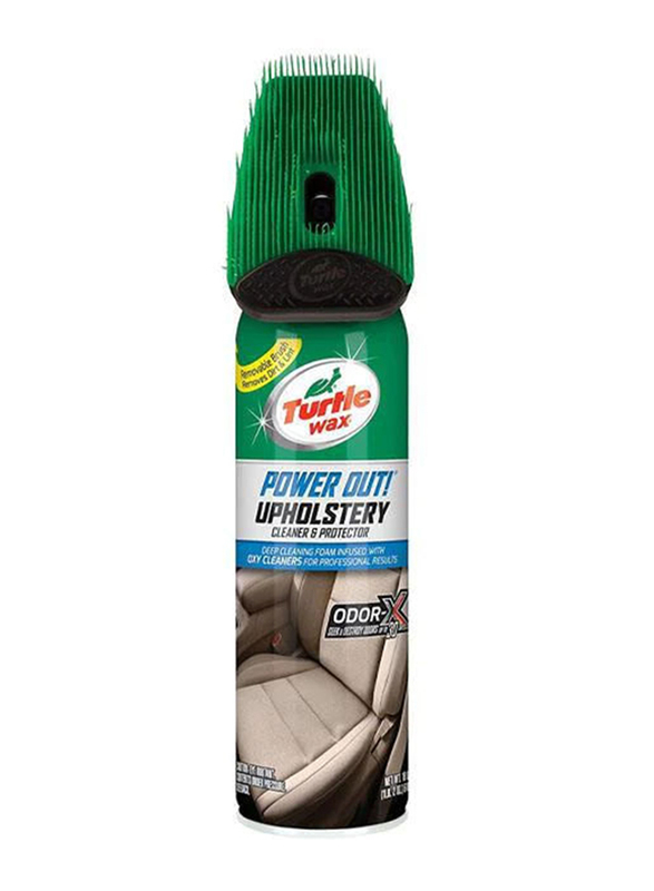 

Turtle Wax Power Out! Upholstery Cleaner Odor Eliminator, T-246R1, 18oz, Green