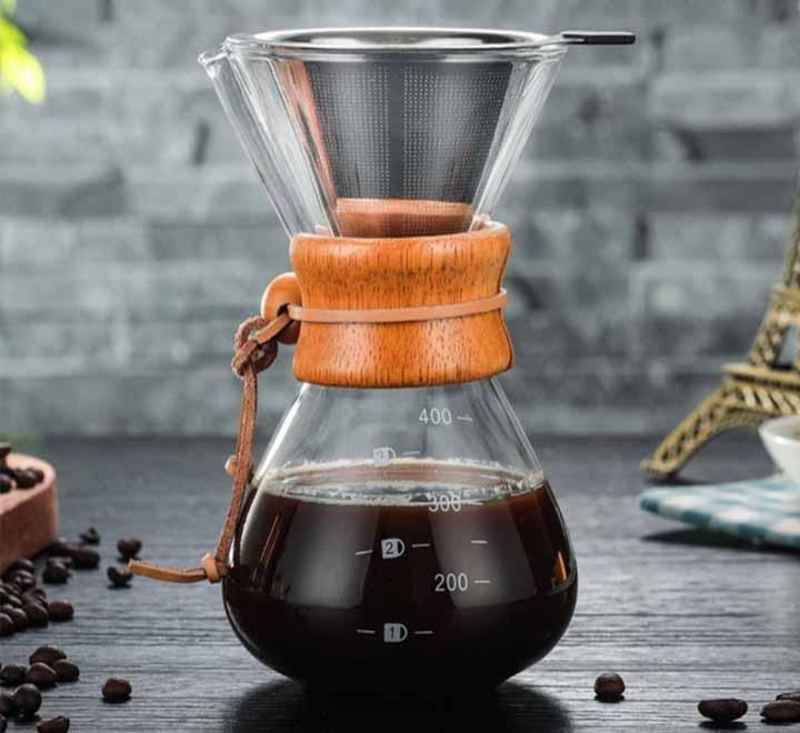

Neoflam 600ml Borosilicate Glass Coffee Maker, DTC0806, Multicolour
