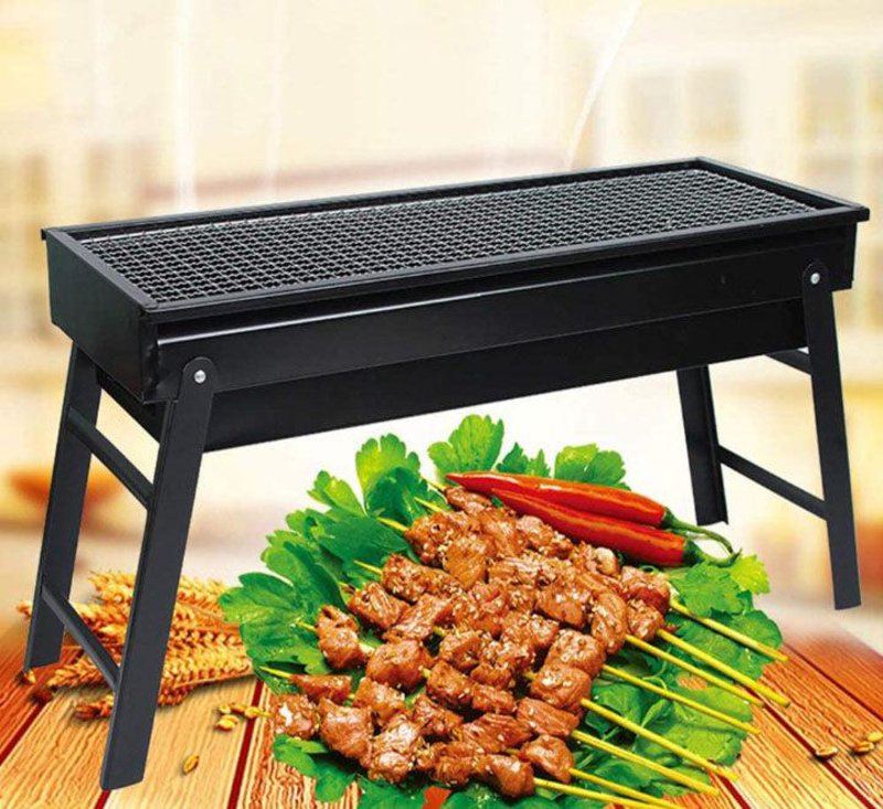 

Velvet Portable Folding Barbecue Charcoal Grill, Black
