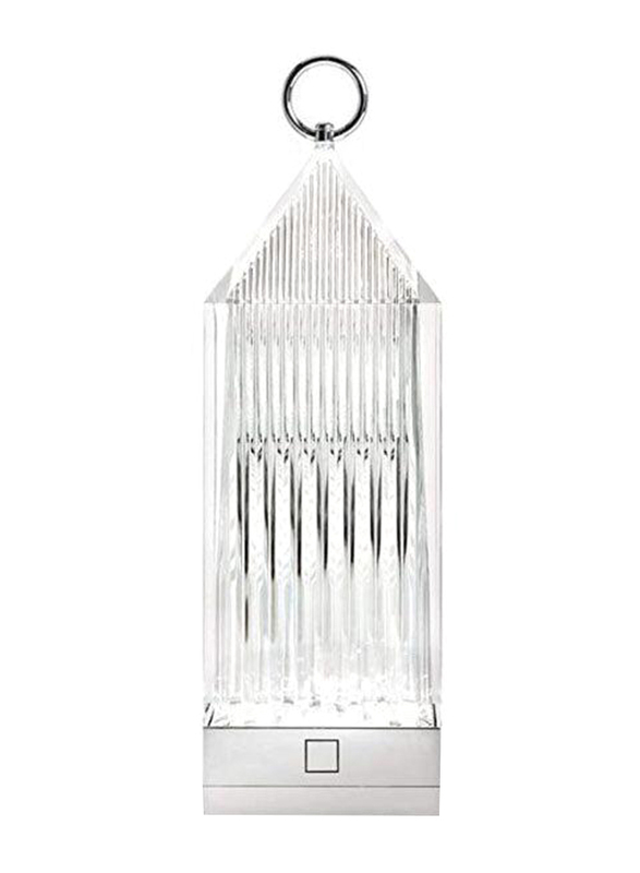 

Generic Acrylic Crystal Table Lamp, White