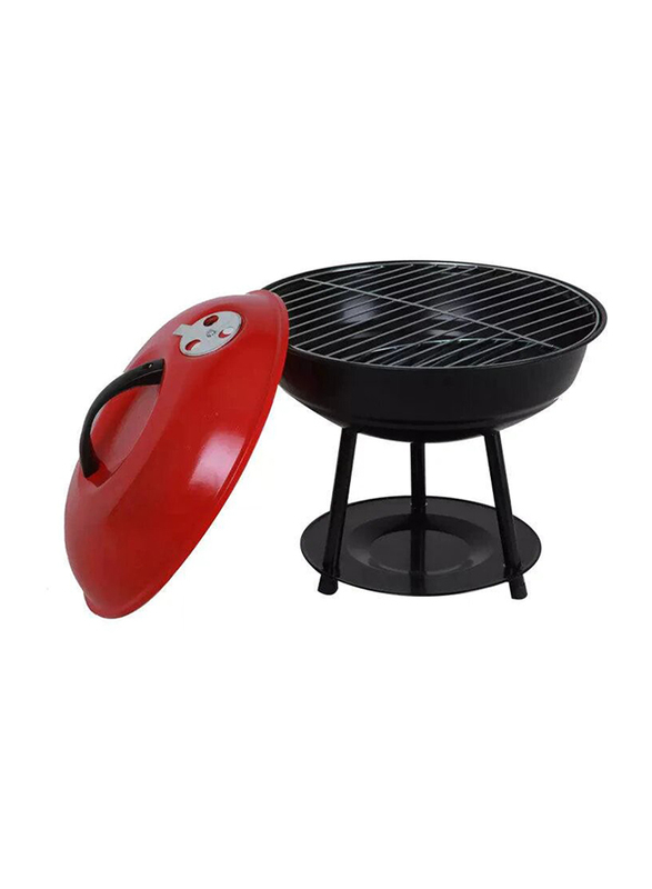 

Velvet 14-inch Portable Charcoal BBQ Kettle, Multicolour