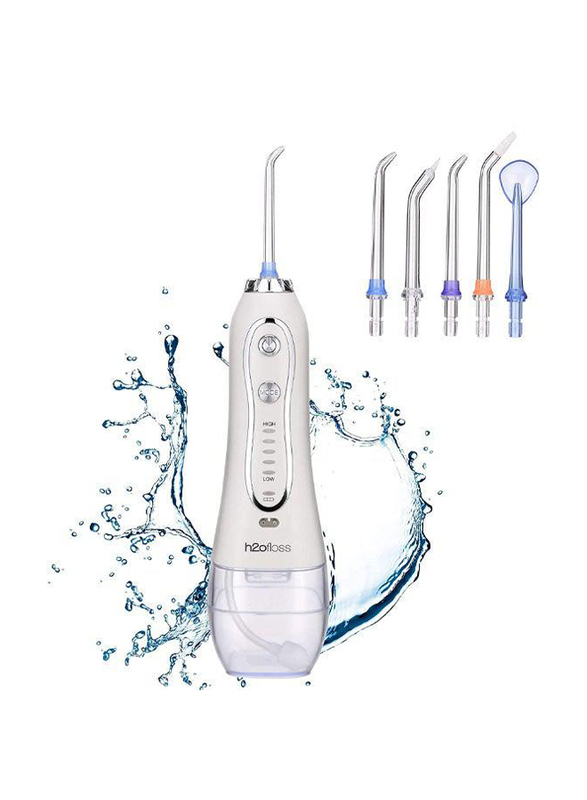 

H2ofloss Cordless Water Flosser, White, 1 Piece